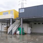 transformation sur-mesure, aménagement de container, vendeur de conteneur, Bureaux en container, 20 pieds maritimes sur-mesure, container en couleur, eurobox, Bureau d'entreprise en container